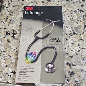 3M Littmann Classic II Pediatric Stethoscope - Black